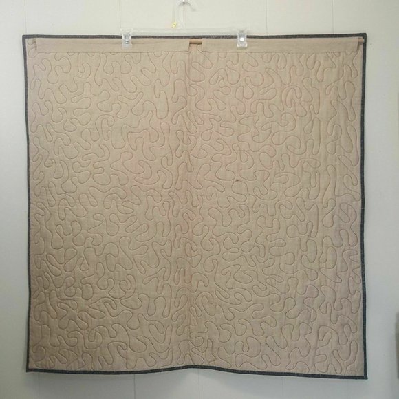 Wall Hanging Rustic Cabin Scenery Red Brown Beige - Picture 6 of 6